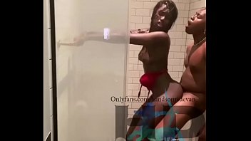 chocolate sister  gets fucked by her little brother