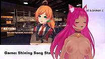 VTuber LewdNeko Plays Shining Song Starnova Natsuki Route Part 2